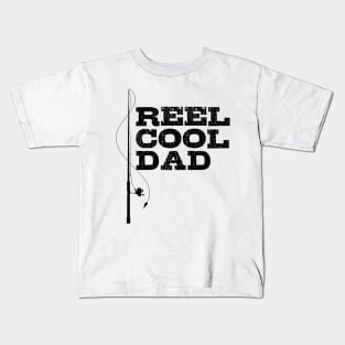 Mens Reel Great Dad T Shirt Funny Fathers Day Fishing Tee Gift for Fisherman Kids T-Shirt